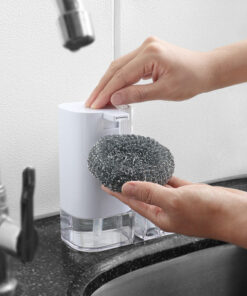 Kitchen supplies storage and cleaning set