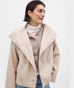 High Sense Short Temperamental Double-faced Woolen Goods Woolen Coat